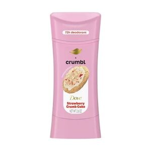 Dove x Crumbl Limited Edition 72HR Deodorant - Strawberry Crumble Cake - 2.6 oz